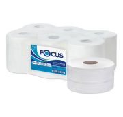 Туалетная бумага FOCUS Mini Jumbo, 2сл. белая, 170 м/12.
