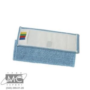 Моп плоский микрофибра 40см голубой Micro-Activa (карманы)